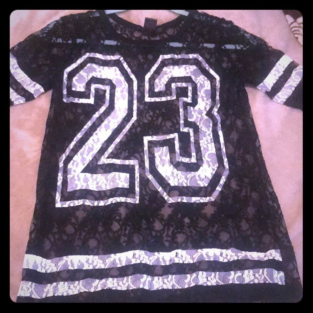Lace Jersey top